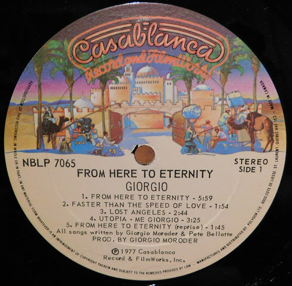 Giorgio - From Here To Eternity  (LP)