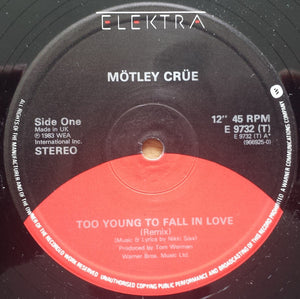 Mötley Crüe – Too Young To Fall In Love (Remix) (12")