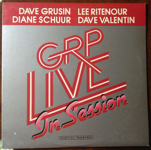 Dave Grusin / Lee Ritenour / Diane Schuur / Dave Valentin – GRP Live In Session (LP)