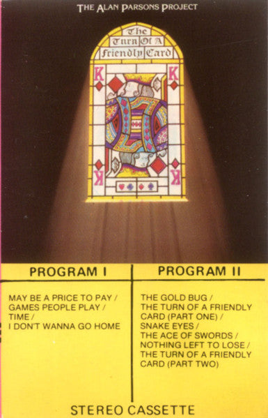 The Alan Parsons Project – The Turn Of A Friendly Card (Cassette)