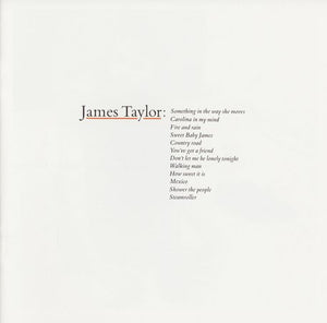 James Taylor ‎– James Taylor's Greatest Hits (LP)