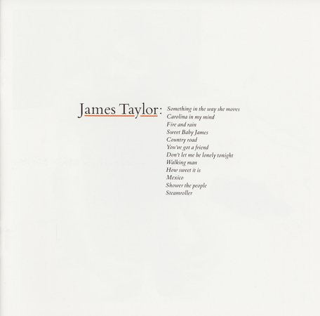 James Taylor ‎– James Taylor's Greatest Hits (LP)