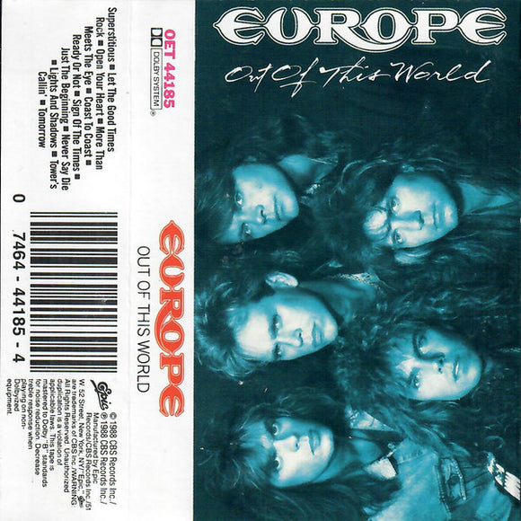 Europe – Out Of This World (Cassette)