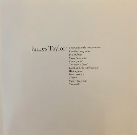 James Taylor ‎– James Taylor's Greatest Hits (CD)