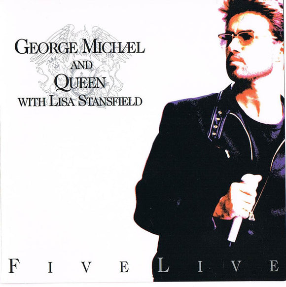 George Michael And Queen With Lisa Stansfield ‎– Five Live  (CD)