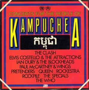 Various (The Who, Queen, The Clash…) - Concerts For The People Of Kampuchea (2xLP)