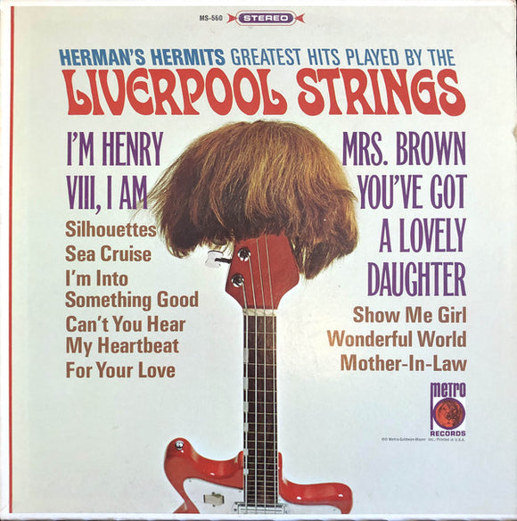 The  Liverpool Strings - Herman's Hermits' Greatest Hits Played By The Liverpool Strings  (LP)