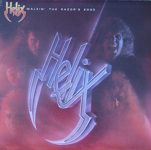 Helix ‎– Walkin' The Razor's Edge (LP)