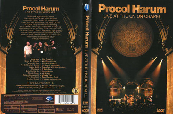 Procol Harum ‎ -  Live At The Union Chapel  (2xDVD)