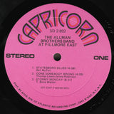 The Allman Brothers Band‎ - The Allman Brothers Band At Fillmore East (LP)