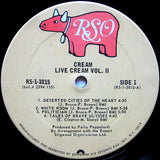 Cream ‎– Live Cream Volume II (LP)