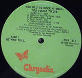 Jethro Tull ‎– Too Old To Rock N' Roll: Too Young To Die (LP)