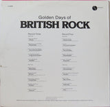 Various ‎– Golden Days Of British Rock (4xLP)