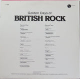 Various ‎– Golden Days Of British Rock (4xLP)