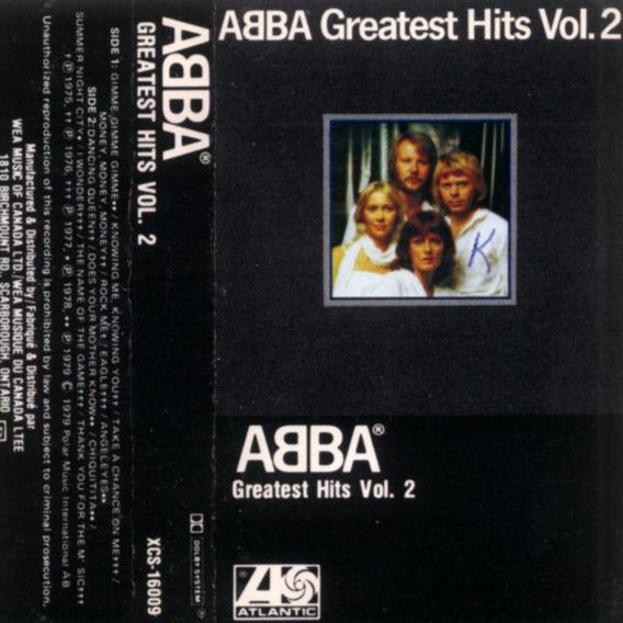 ABBA - Greatest Hits Vol. 2 (Cassette)