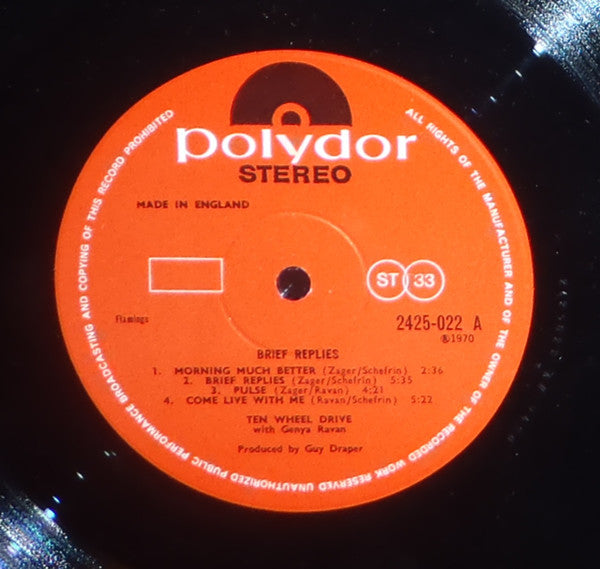 Genya Ravan Ten Wheel Drive