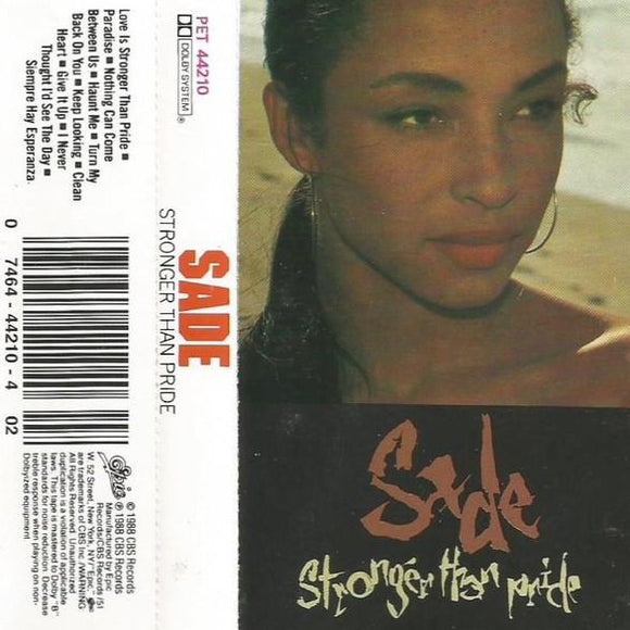 Sade – Stronger Than Pride (Cassette)