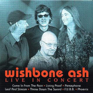 Wishbone Ash ‎ - Live In Concert  (CD)