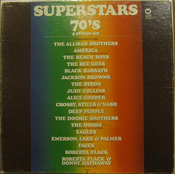 Various ‎– Superstars Of The 70's (4xLP Box)