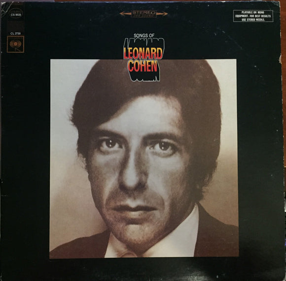 Leonard Cohen 🇨🇦 ‎ -  Songs Of Leonard Cohen (LP)