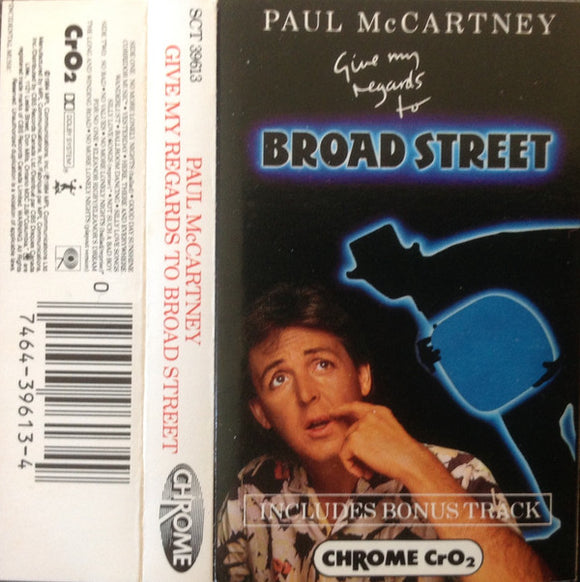 Paul McCartney – Give My Regards To Broad Street (Cassette)